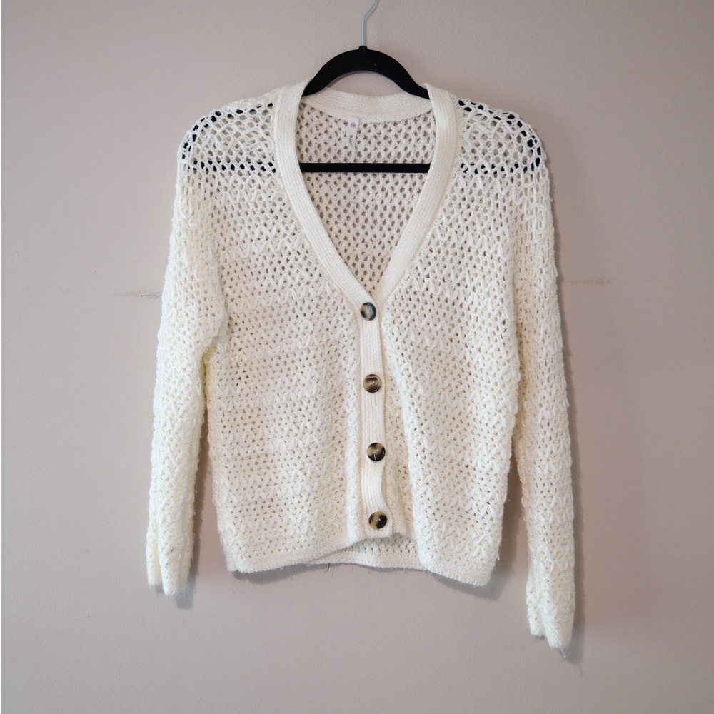Women's Cream Knit Sweater